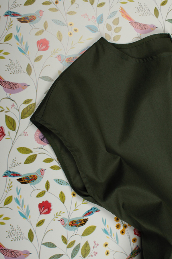 Kleid AMAZE monocolor von 25° plus | Dried Dill | Cotton