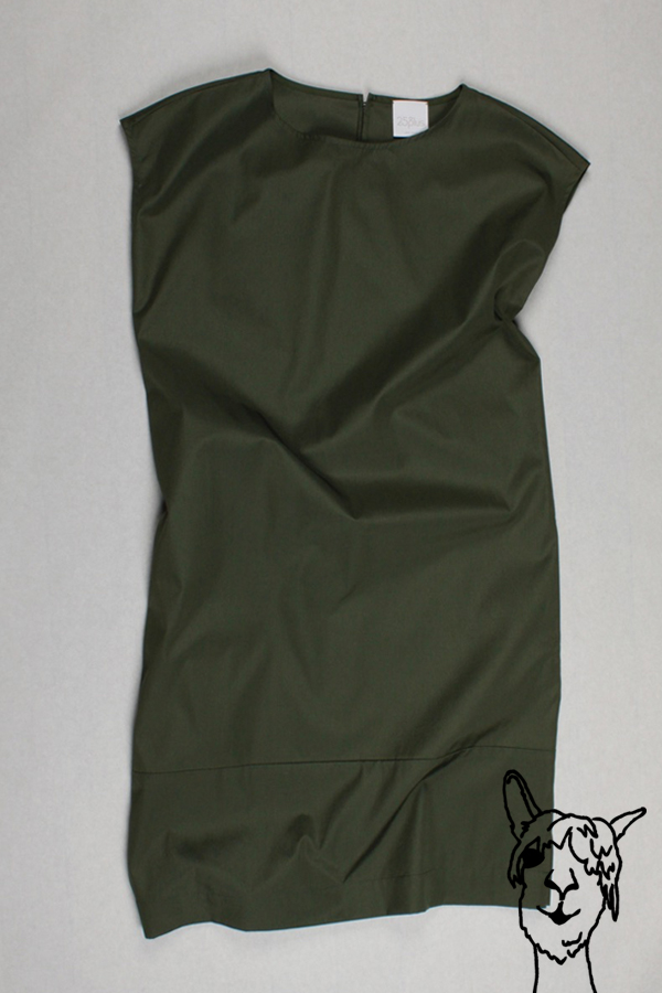 Kleid AMAZE monocolor von 25° plus | Dried Dill | Cotton
